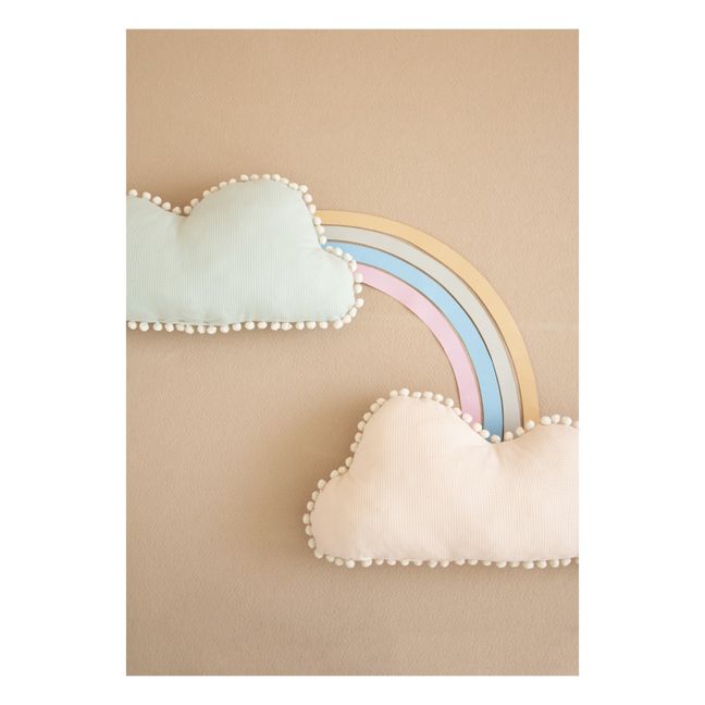 Kissen Wolke Marshmallow aus Bio-Baumwolle 30x58 CM  | Natur