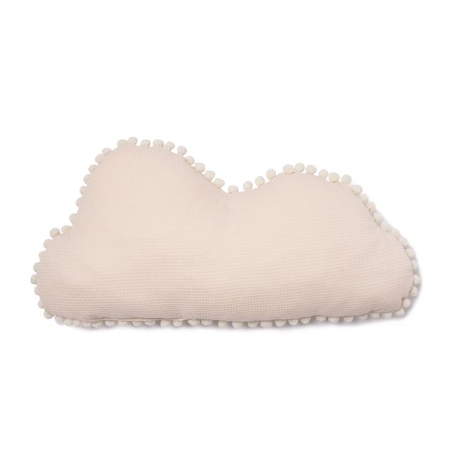 Cojín Nube Marshmallow de algodón biológico 30x58 cm Rosa Polvo