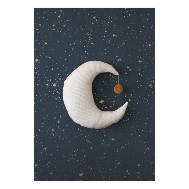 Kissen Pierrot la Lune aus Bio-Baumwolle 36x32 cm  | Natur
