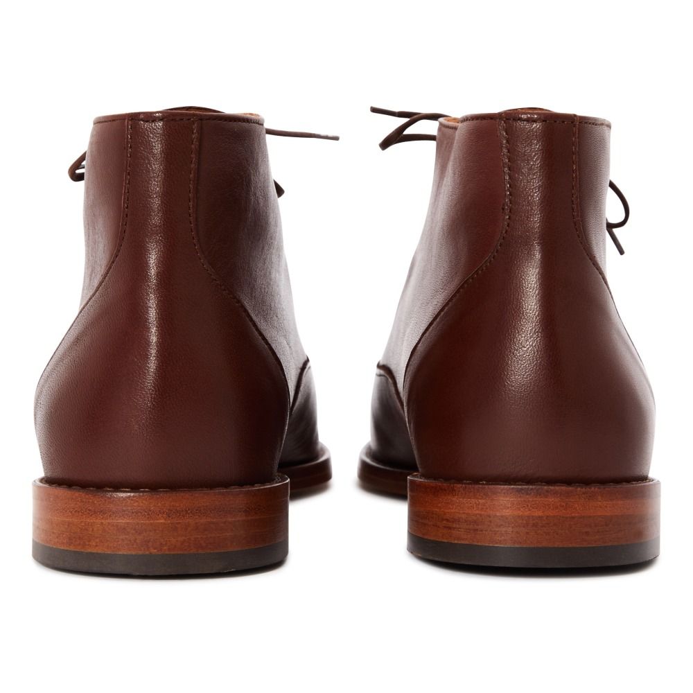 Elvis Leather Derby Shoes Brown Anthology Paris Shoes Adult