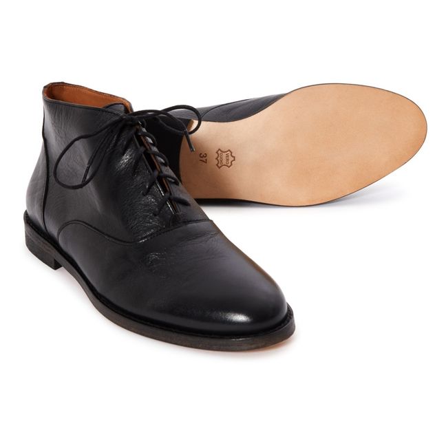 Lederschuhe Elvis | Schwarz