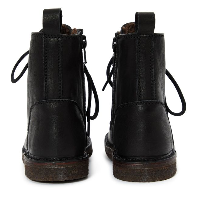 Stiefeletten gefüttert  | Schwarz