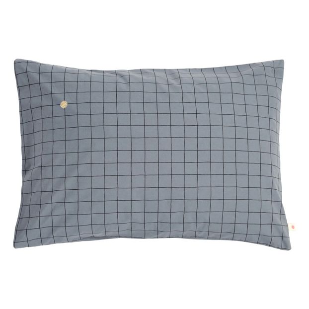 Oscar Pillowcase Dark grey La cerise Pillowcases 50 x 70 cm,Hair