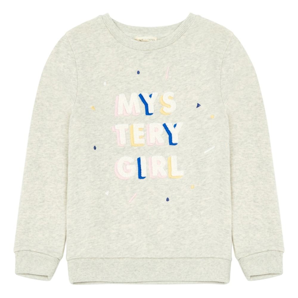 Hundred Pieces - Sweat Mystery Girl - Fille - Ecru chiné