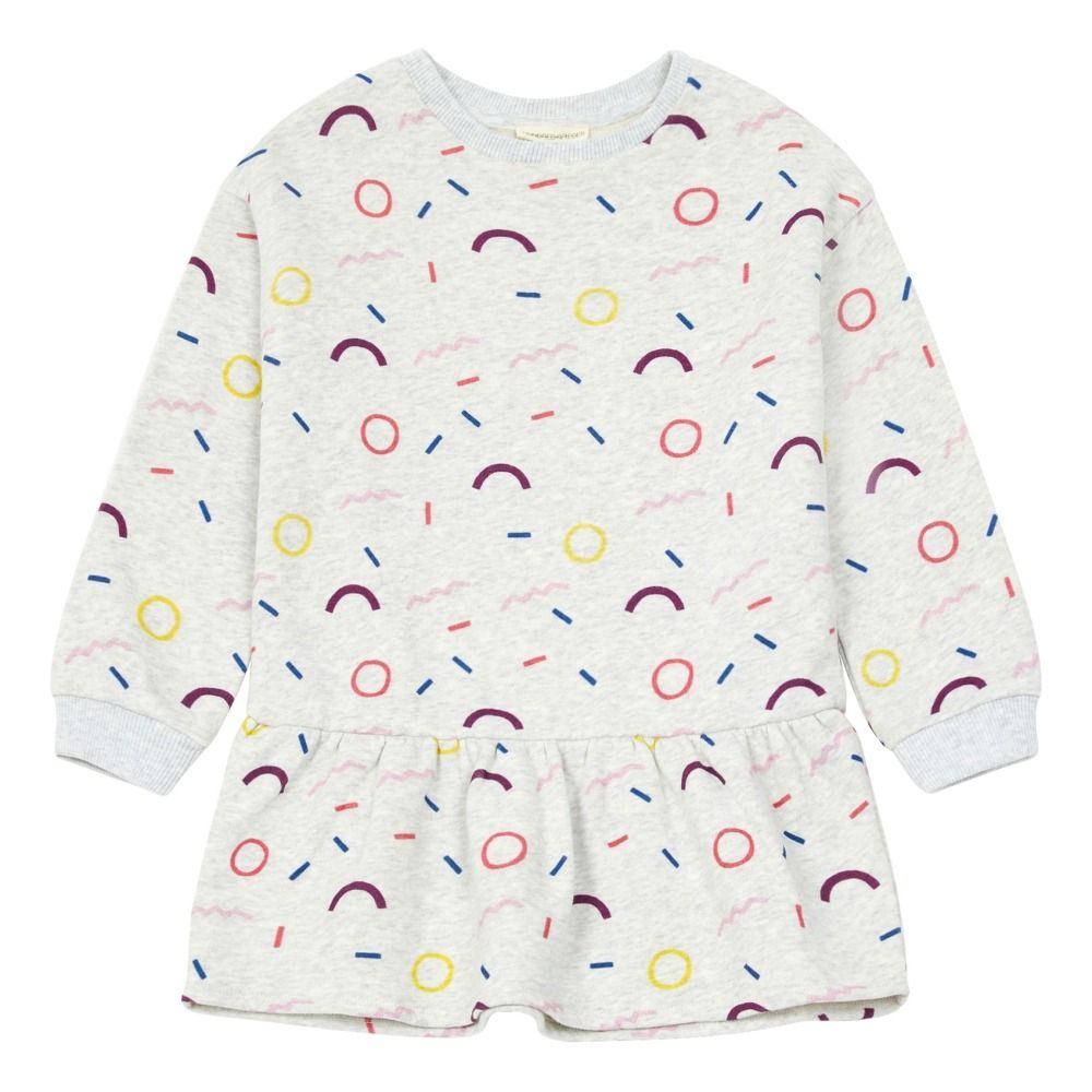 Hundred Pieces - Robe Memphis - Fille - Gris chiné clair