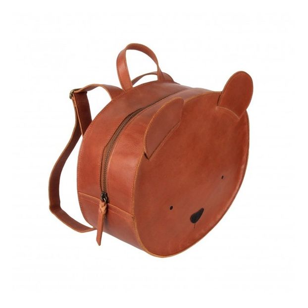 Kapi Leather Backpack | Cognac