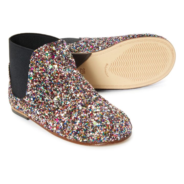 Girls glitter chelsea outlet boots