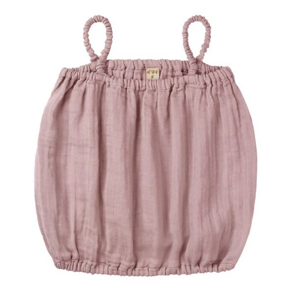 Numero 74 - Top Coton Bio Chloe - Fille - Dusty Pink S007