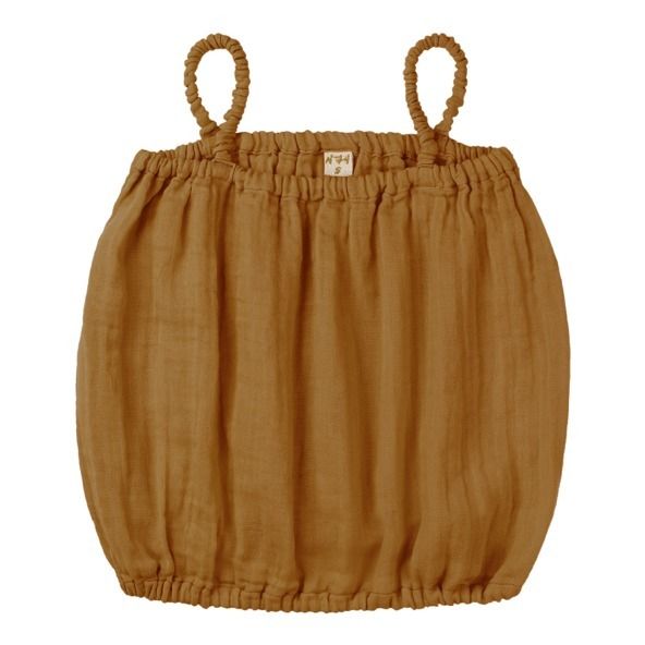Numero 74 - Top Coton Bio Chloe - Fille - Gold S024