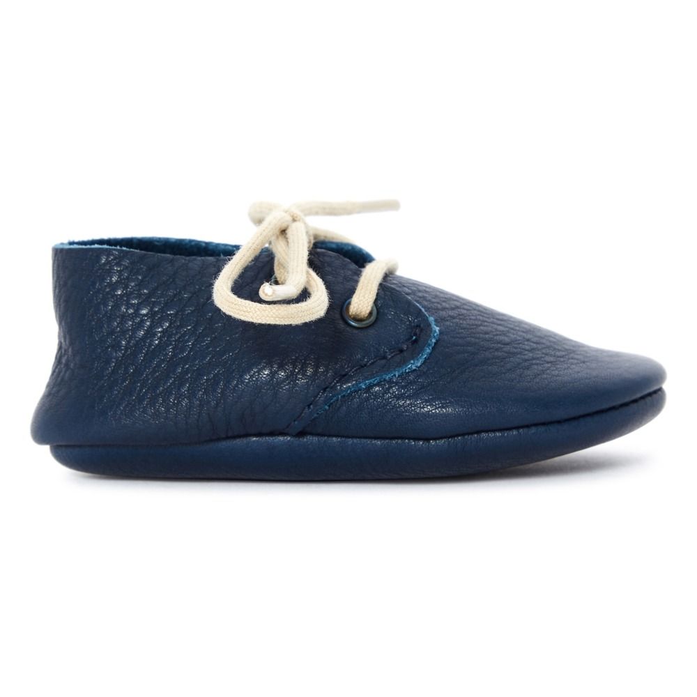Amy & Ivor - Chaussons Travellers - Fille - Bleu marine