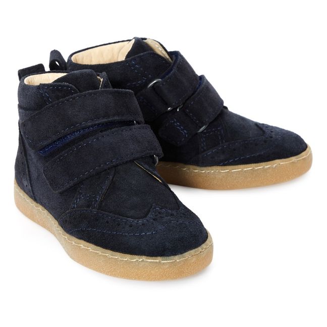Suede Sneakers - Two Con Me Collection Navy blue