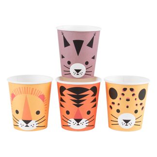 My Little Day Pappbecher Mini Raubkatzen 8er-Set-listing