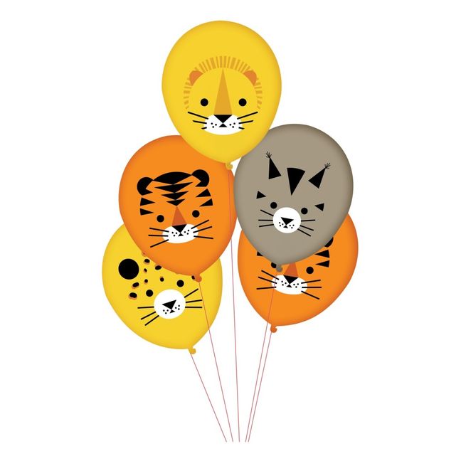 Mini globos felinos - Set de 5