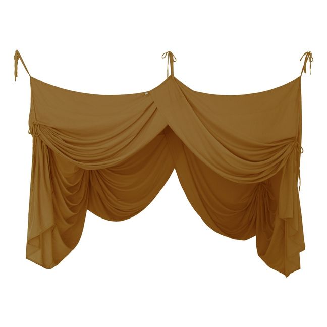 Single Bed Canopy  Gold S024