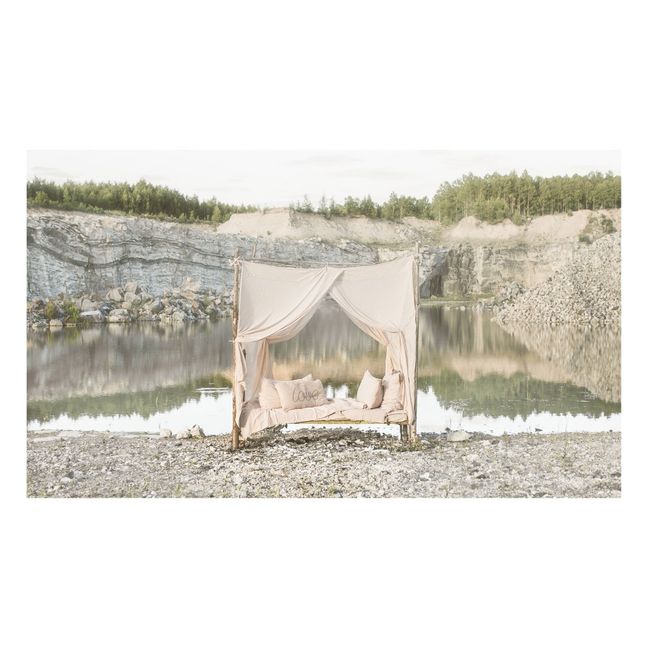 Single Bed Canopy  | Gold S024