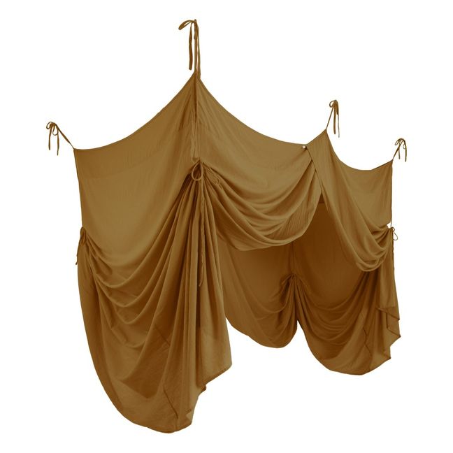 Single Bed Canopy  Gold S024