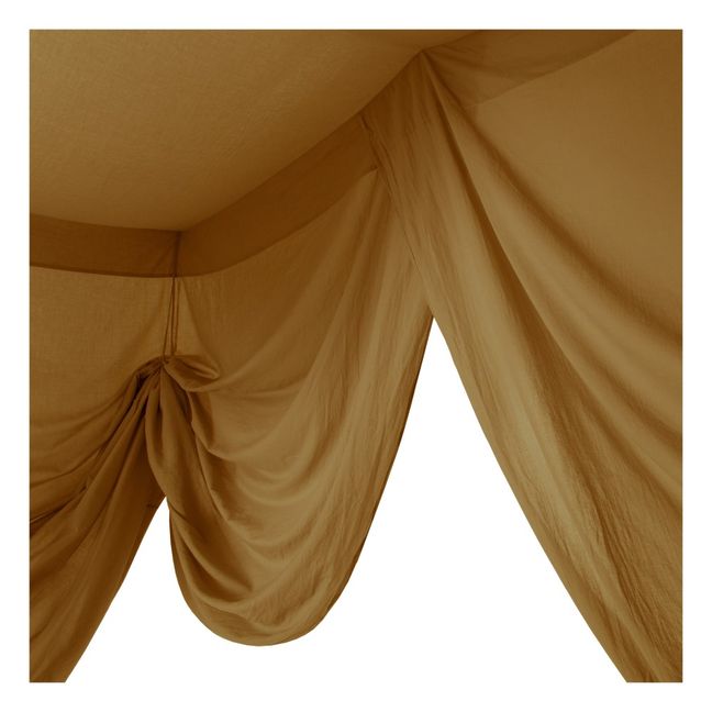 Doubel Bed Canopy Gold S024
