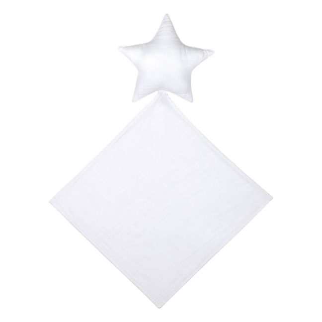 Organic Cotton Star Comforter  | White S001