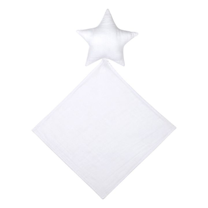 Organic Cotton Star Comforter  | White S001- Product image n°0