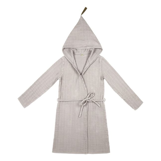 Adult Organic Cotton Dressing Gown Stone Grey S045 Numero 74