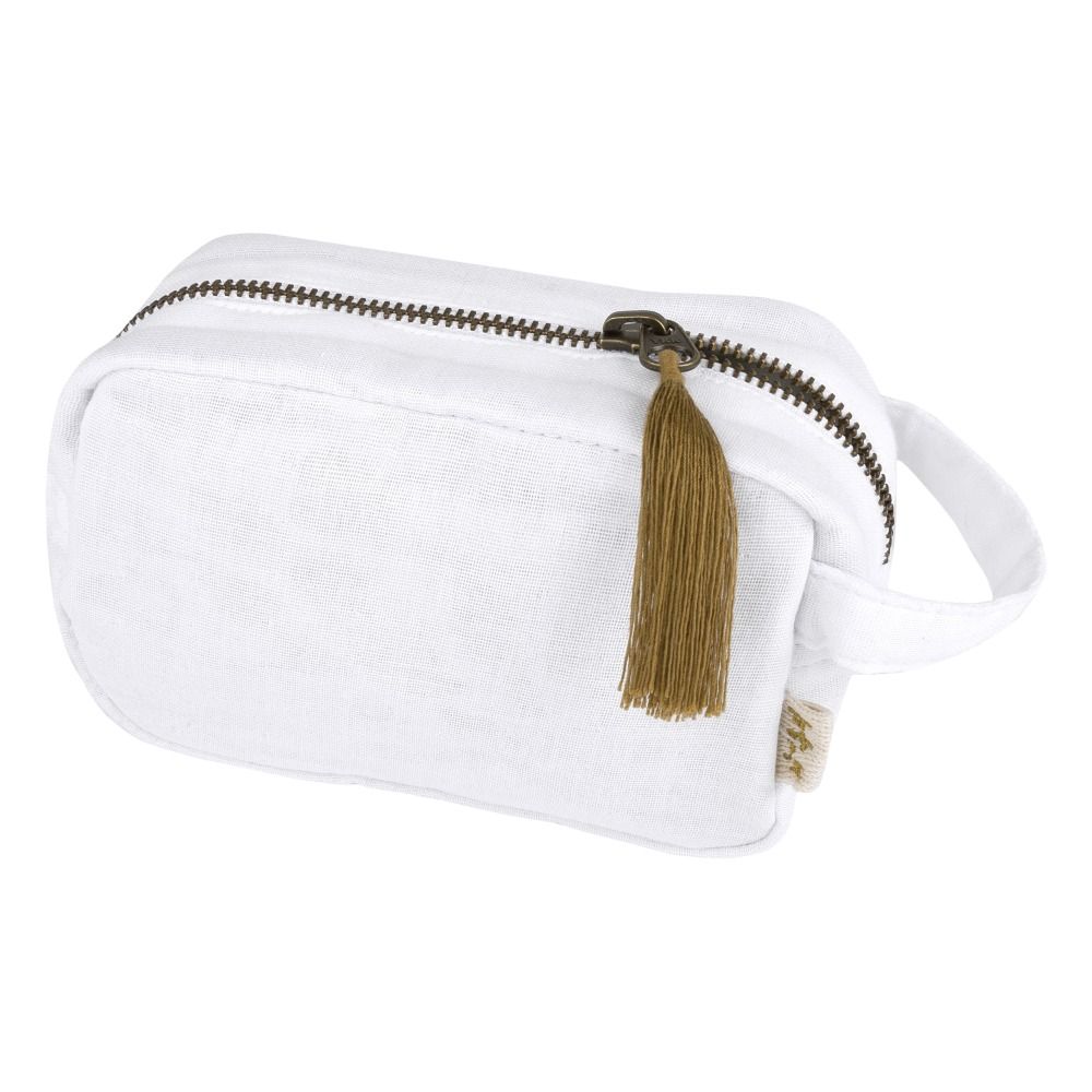 Numero 74 - Trousse en coton bio - White S001