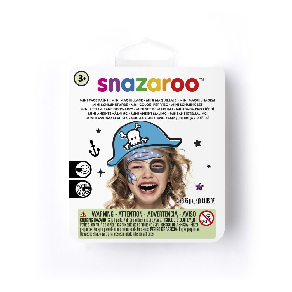 Snazaroo - Kit de maquillage de fête Pirate - Multicolore