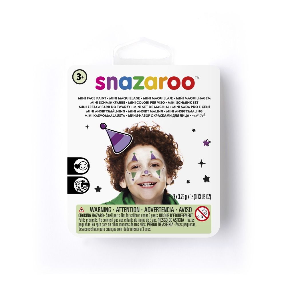 Snazaroo - Kit de maquillage de fête clown - Multicolore