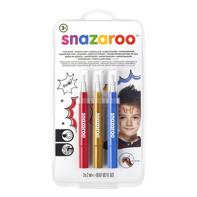 Adventure Makeup Brush Pen - set da 3