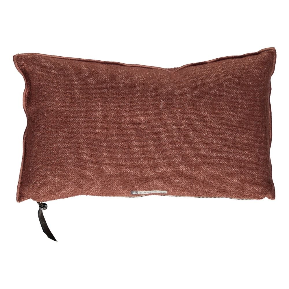 Maison de vacances - Coussin Vice Versa en toile bouclette - Blush