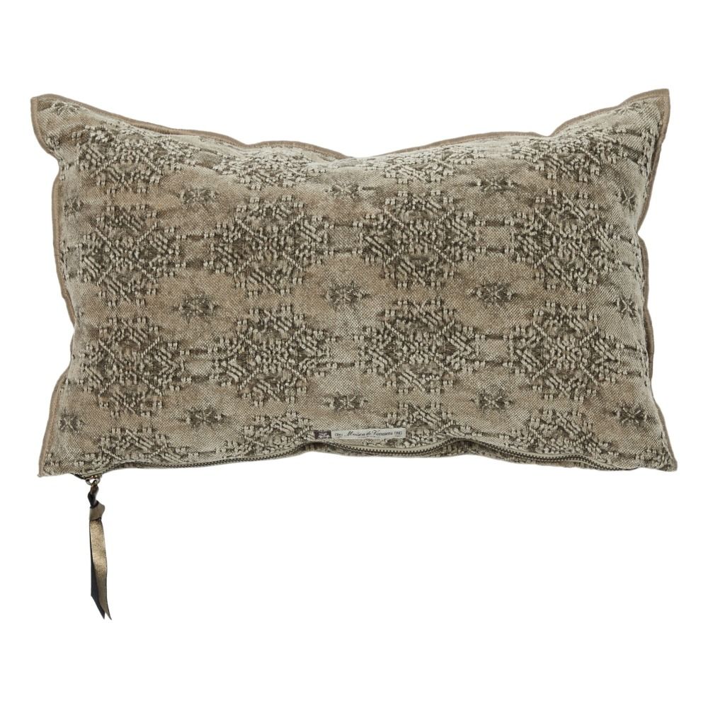 Maison de vacances - Coussin vice versa Jacquard Kilim - Ecorce