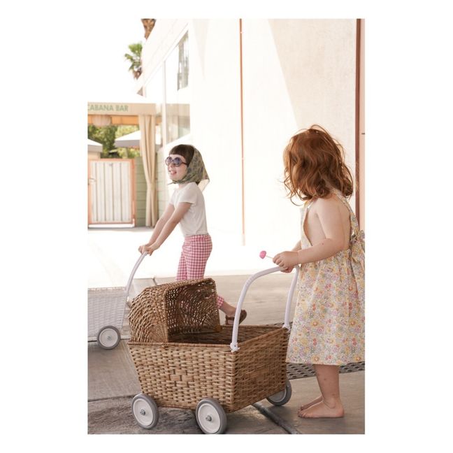 Puppenwagen aus Rattan