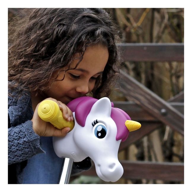 Cabeza de unicornio para el patinete | Blanco