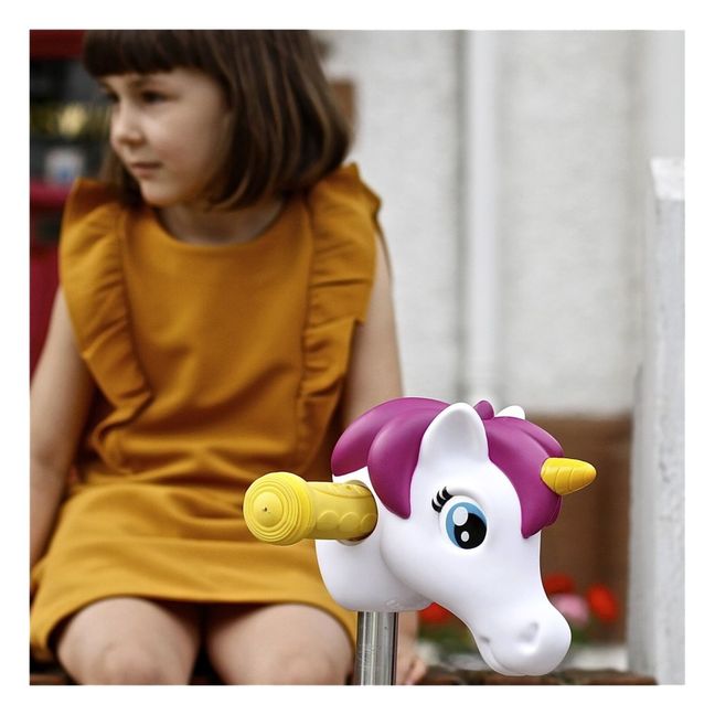 Cabeza de unicornio para el patinete | Blanco