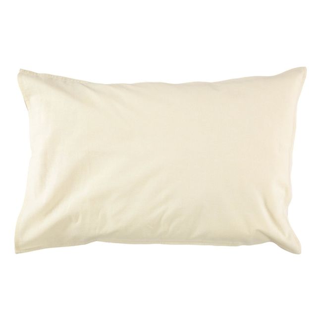 Federa a quadretti in cotone  | Blu