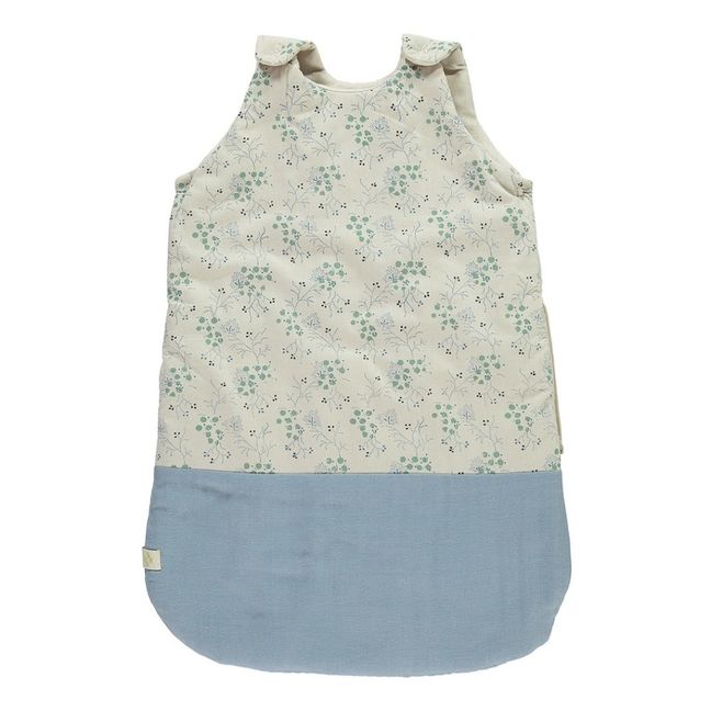 Minako Floral Baby Sleeping Bag  | Blue