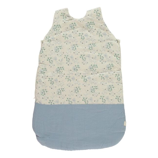 Minako Floral Baby Sleeping Bag  | Blue