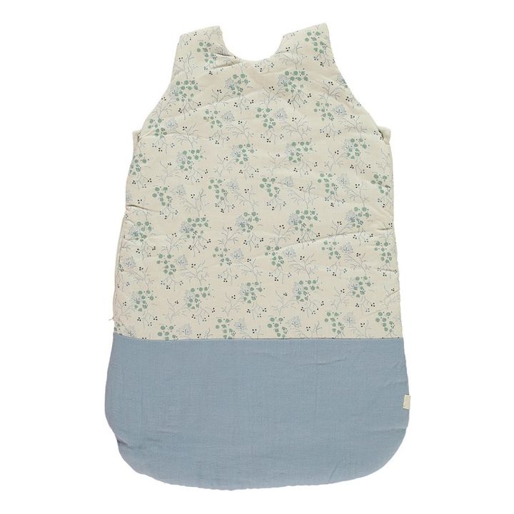 Minako Floral Baby Sleeping Bag  | Blue- Product image n°2