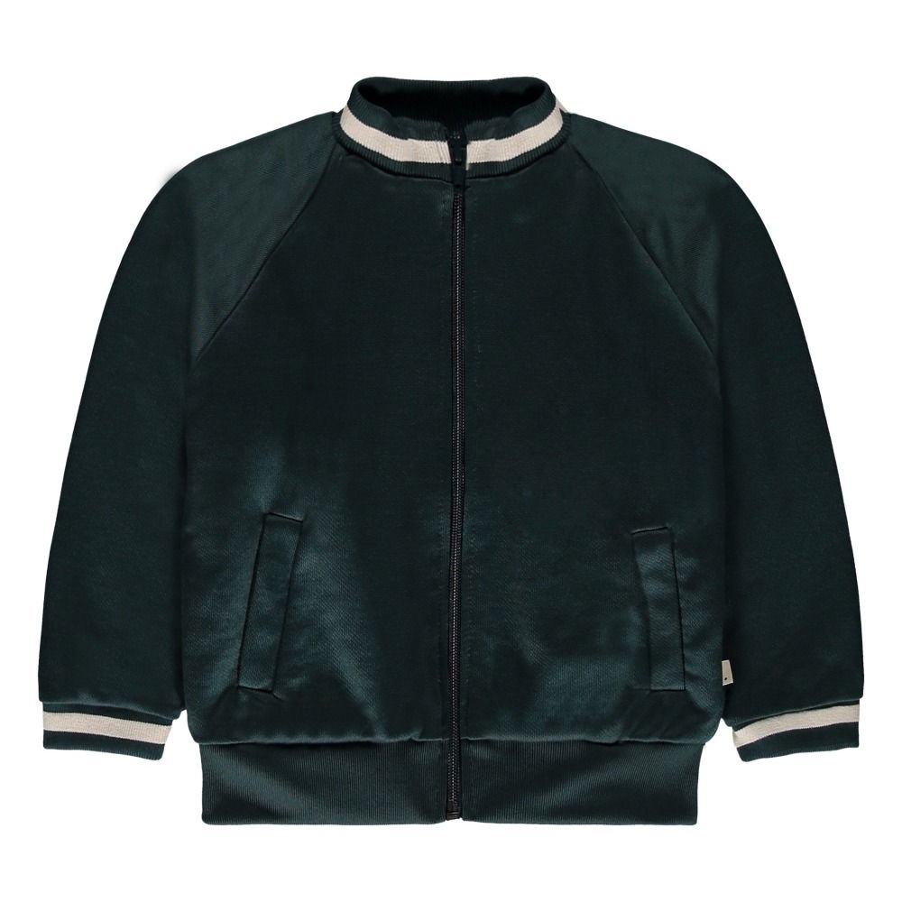 Bellerose - Sweat Bords Côtes Foxi - Fille - Vert sapin