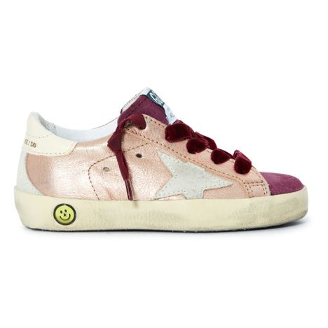 Baskets Lacets Velours Superstar Rose poudré Golden Goose Deluxe Baskets Lacets Velours Superstar-product