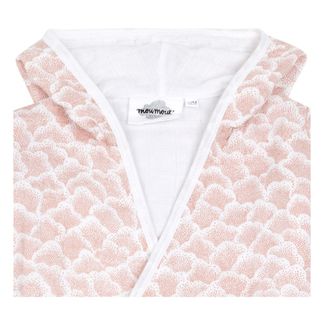 Moumout Albornoz infantil de nido de abeja con capucha, estampado-listing