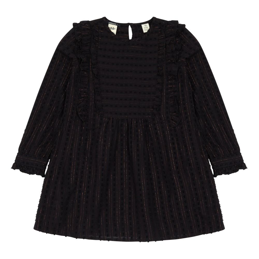 Scotch & Soda - Robe Volants Lurex - Fille - Noir