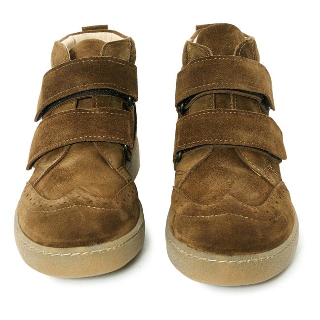 Suede Sneakers - Two Con Me Collection Camel