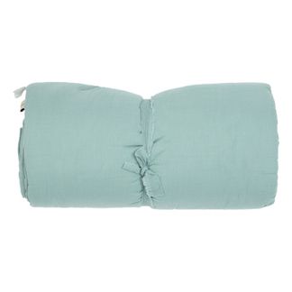 Annabel Kern Mantita acolchada de gasa de algodon plisada-listing