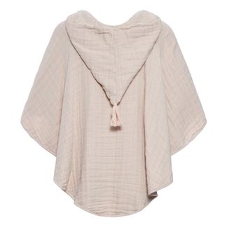 Moumout Poncho infantil de gasa de algodón con capucha -listing