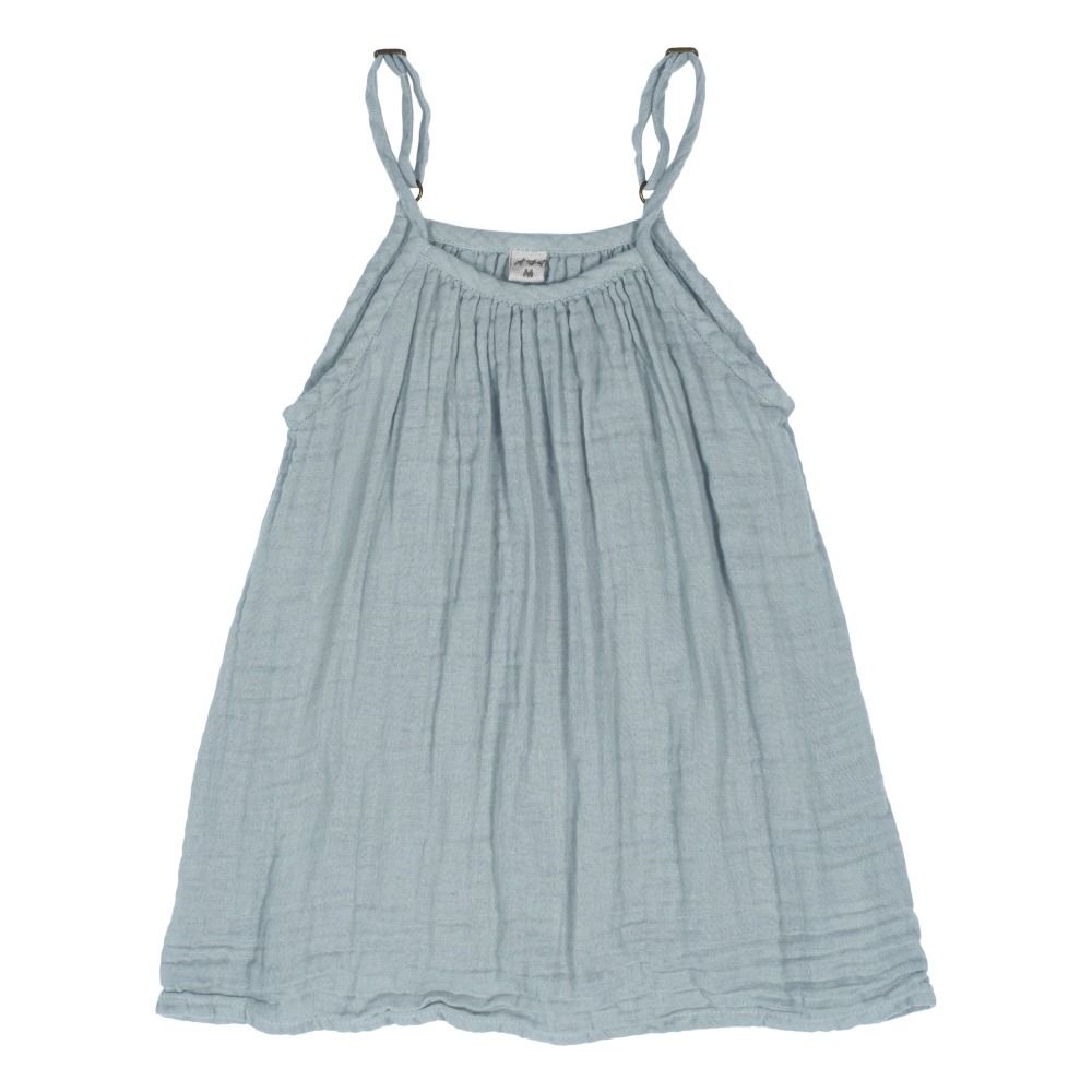 Numero 74 - Robe Coton Bio Mia - Fille - Sweet Blue S046