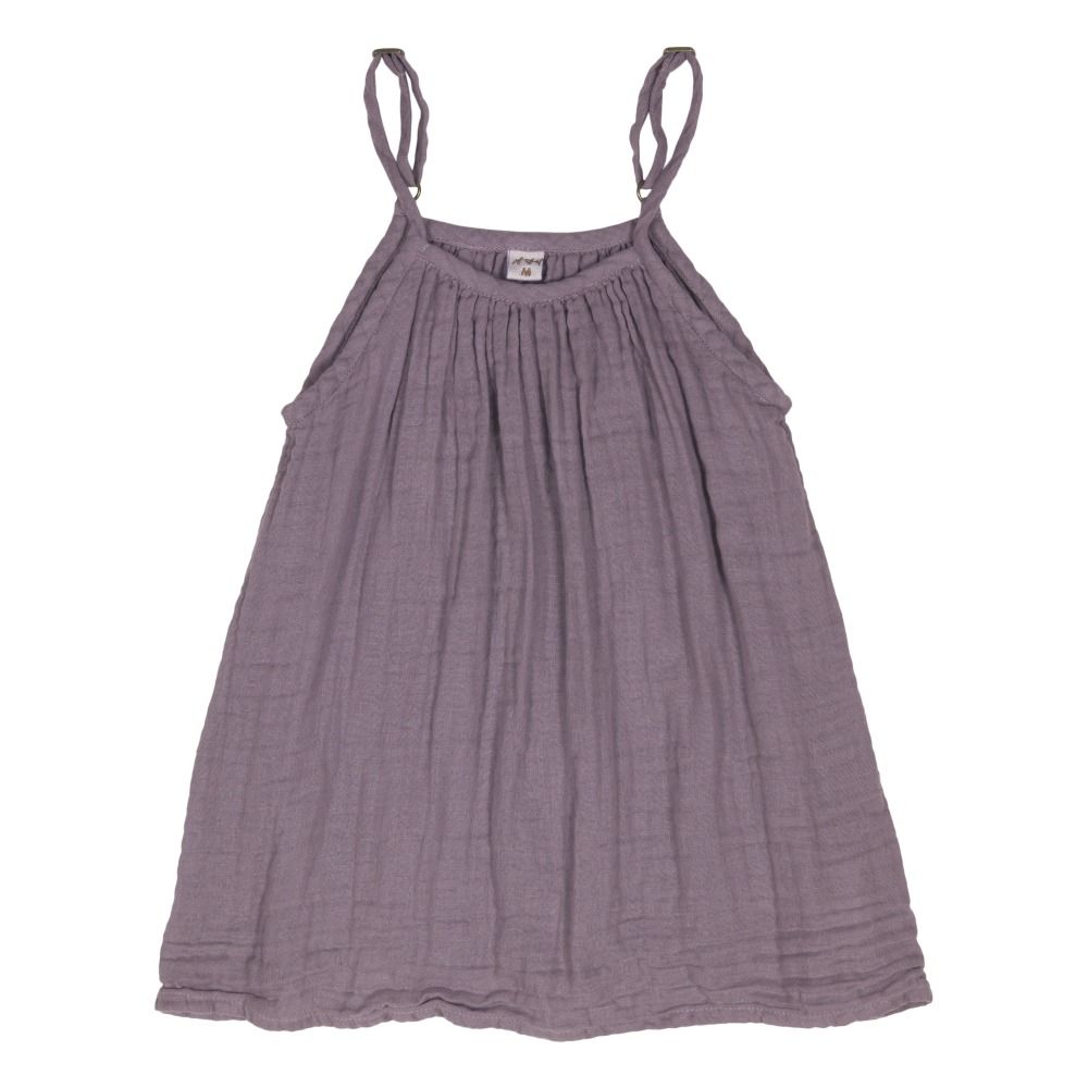 Numero 74 - Robe Coton Bio Mia - Fille - Dusty Lilac S041