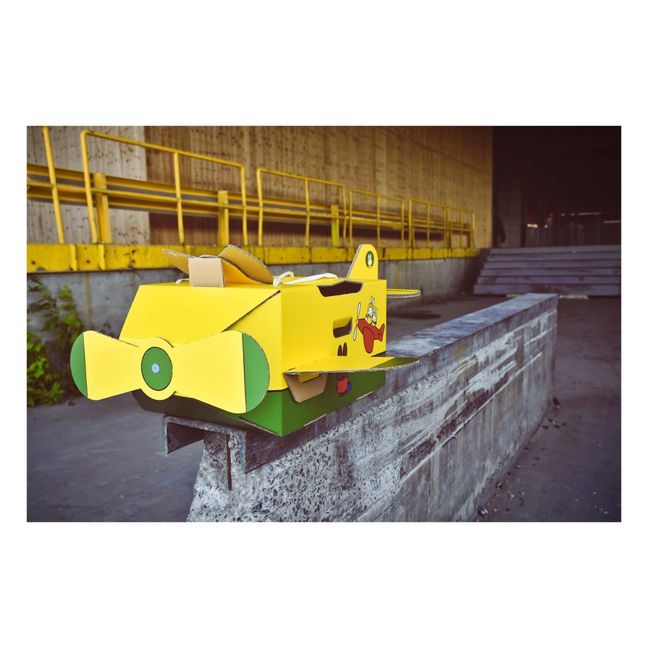 Flugzeug-Kostüm Miffy aus Pappe