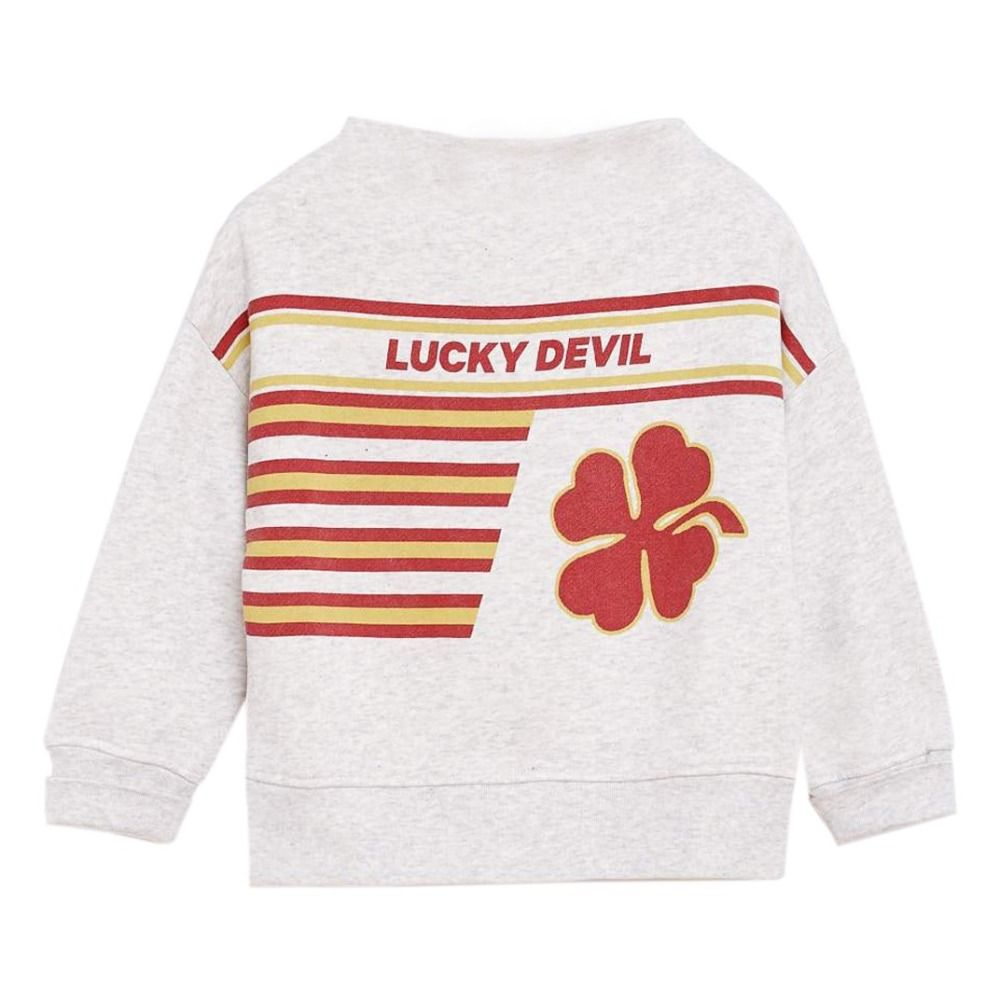 Bellerose - Sweat Lucky Devil Fanee - Fille - Gris
