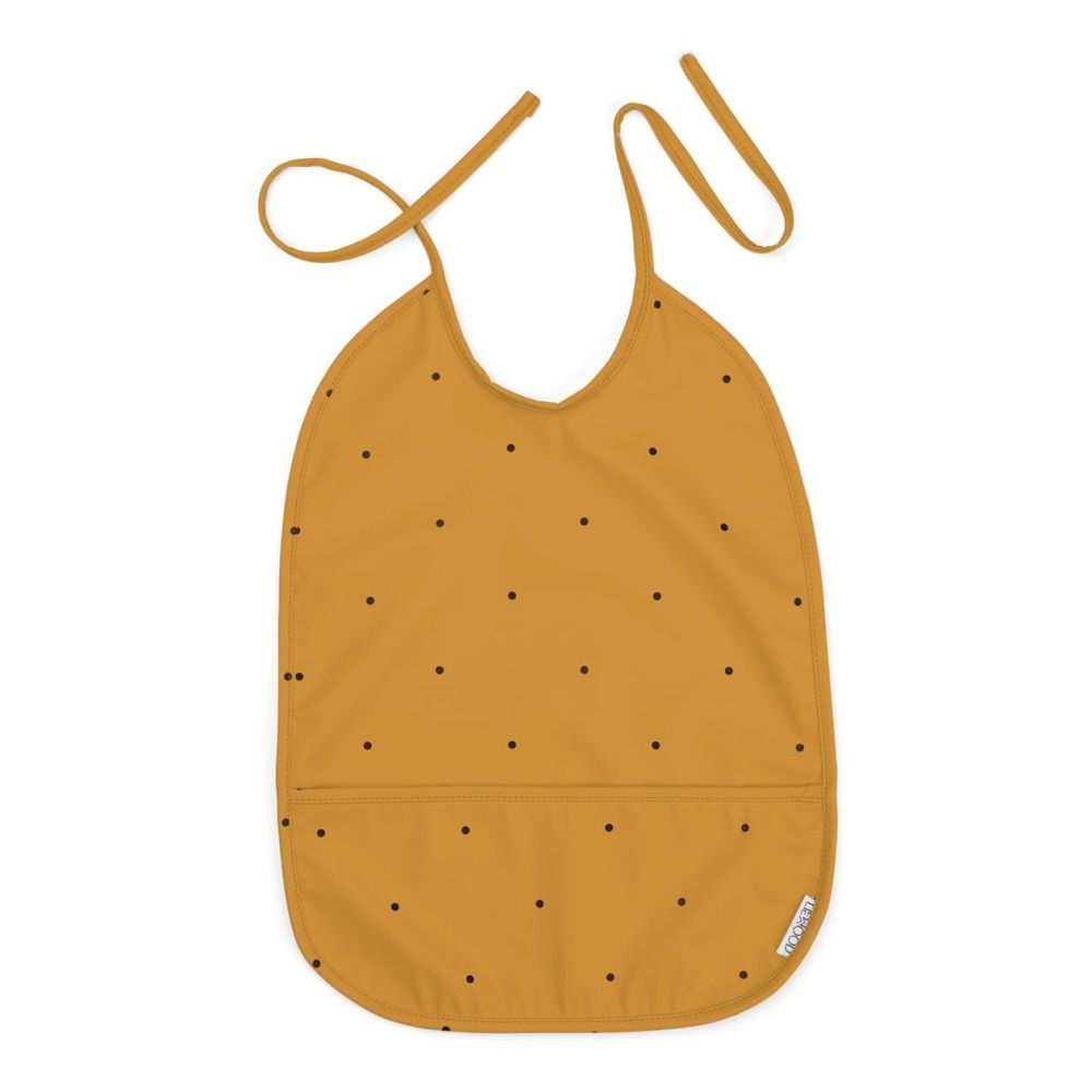 Liewood - Bavoir Lai en coton bio - Jaune moutarde