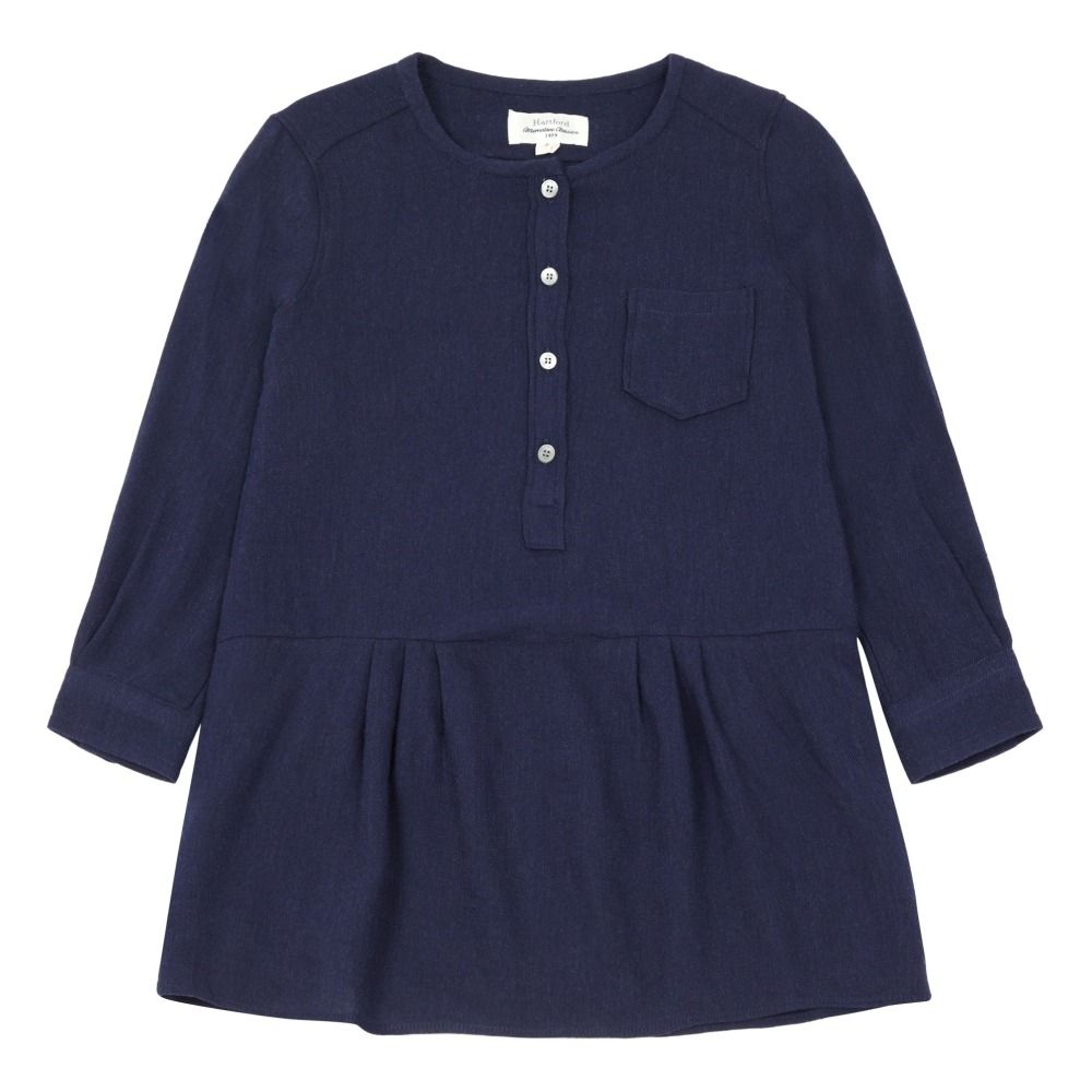 Hartford - Robe Laine Ranch - Fille - Bleu marine